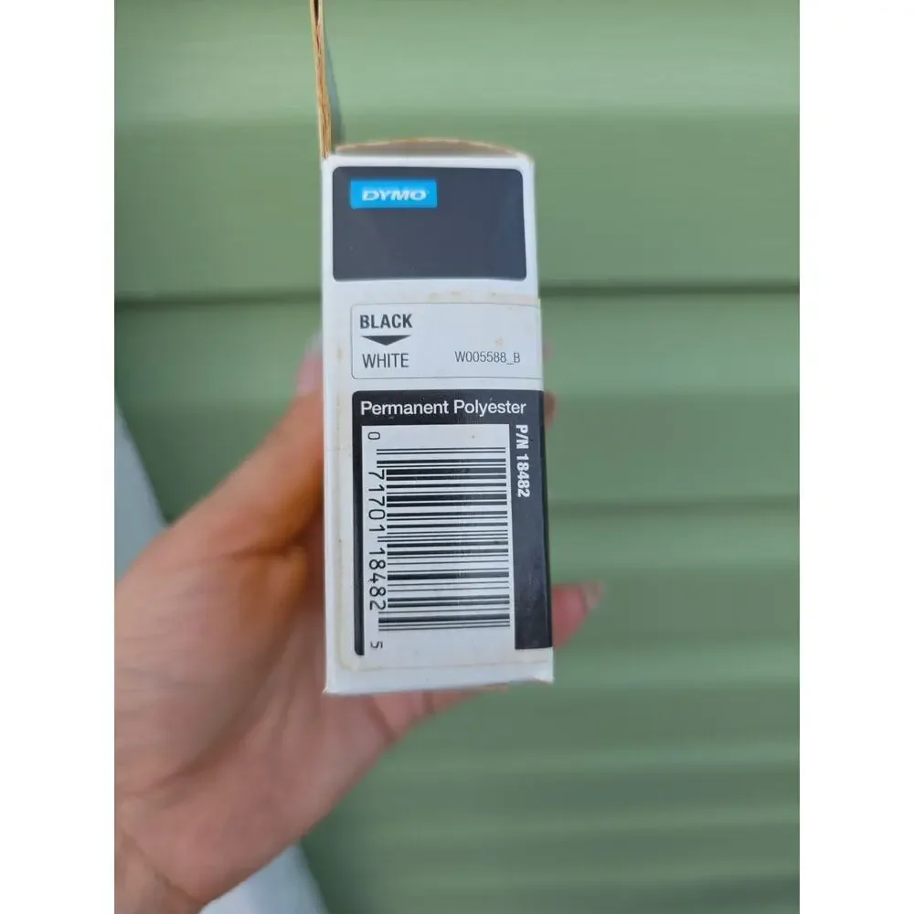 NEW DYMO 18443 Rhino Labels Vinyl Tape 3/8